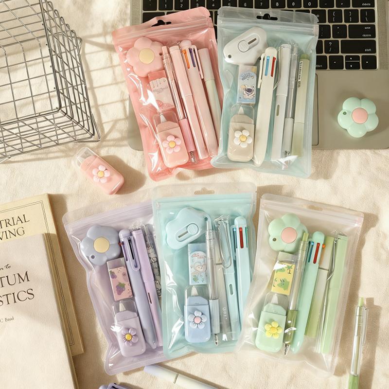 Stationery Supplier - Abschlussgeschenk für Studenten: 7-teiliges neutrales Stift-Schreibwarenset,