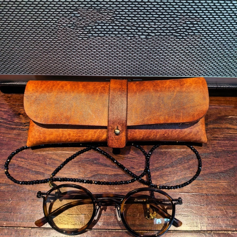 Tan Stationery & Office Supply - Koreanischer Stil, Vintage-Stil, aus gegerbtem Leder,