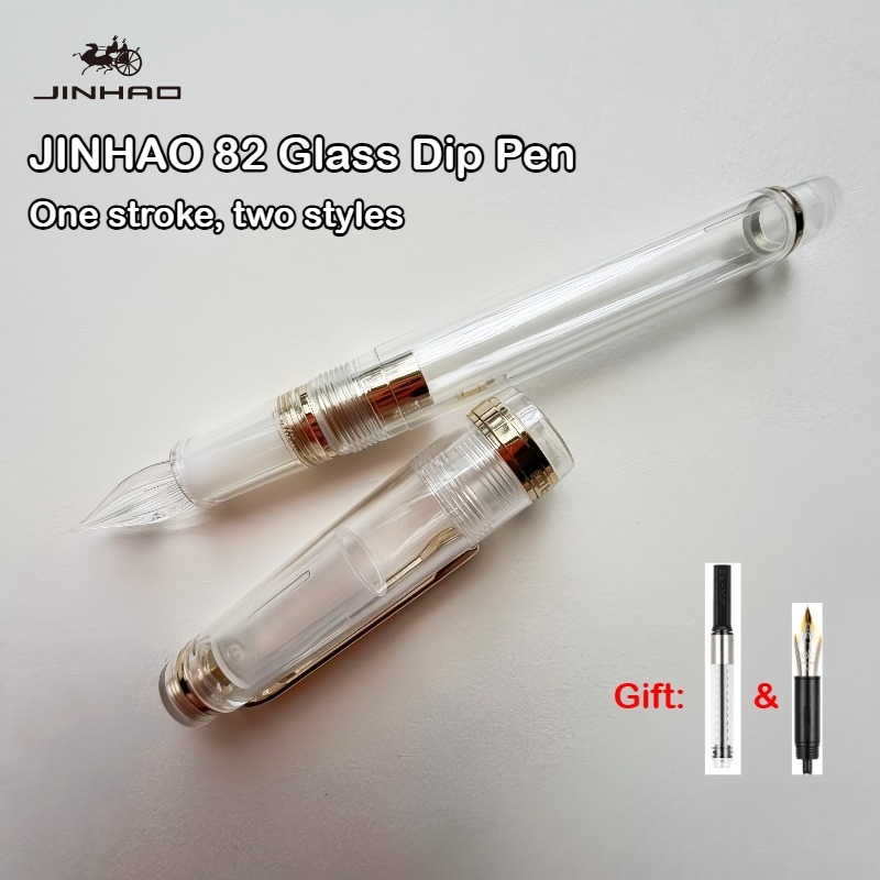 Stationery Supplier - JINHAO 82 Glas-Tauchstifte, Ein Strich, zwei