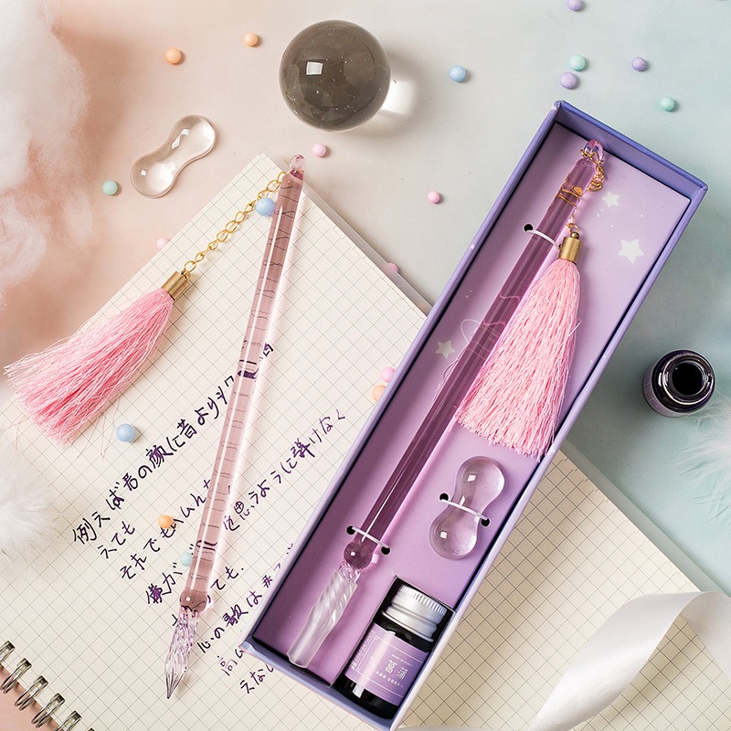 Glas-Dip-Pen-Kalligraphie-Set  – Stationery Supplier Bewertung und Preis