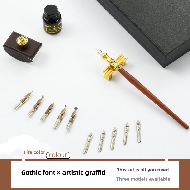 Retro Holzstift-Federkielenset – Stationery Supplier Bewertung und Preis